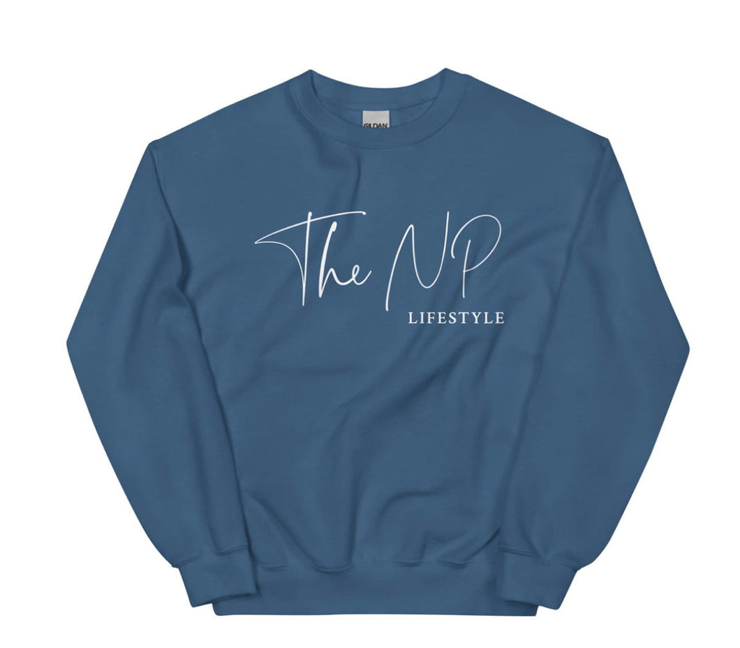 The NP Lifestyle Sweatshirt- Light Blue