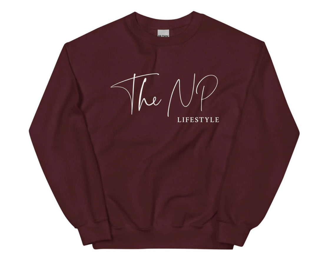 The NP Lifestyle Sweatshirt- Maroon