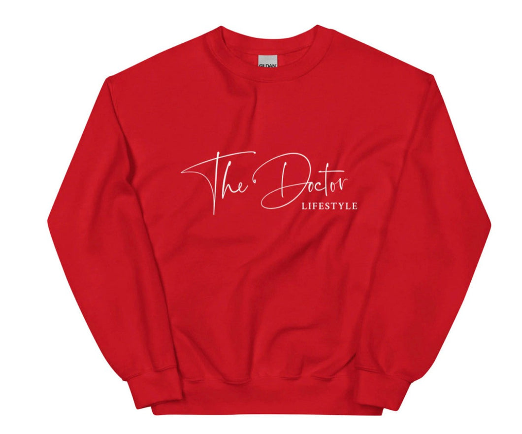 The Doctor Lifestyle Sweatshirt- Red