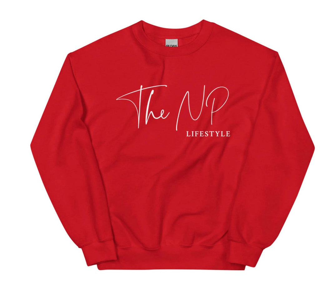 The NP Lifestyle Sweatshirt- Red