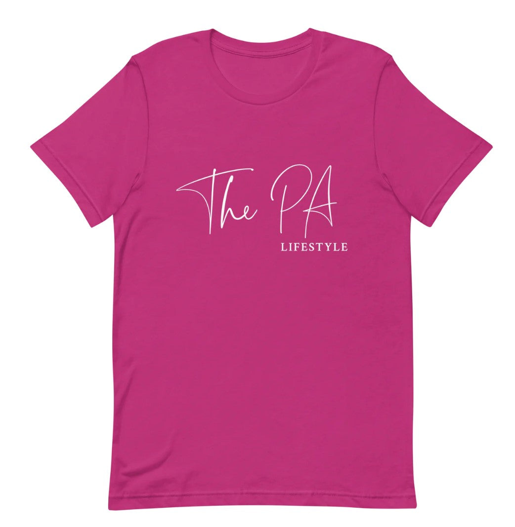 The PA Lifestyle Short Sleeve Shirt- Berry