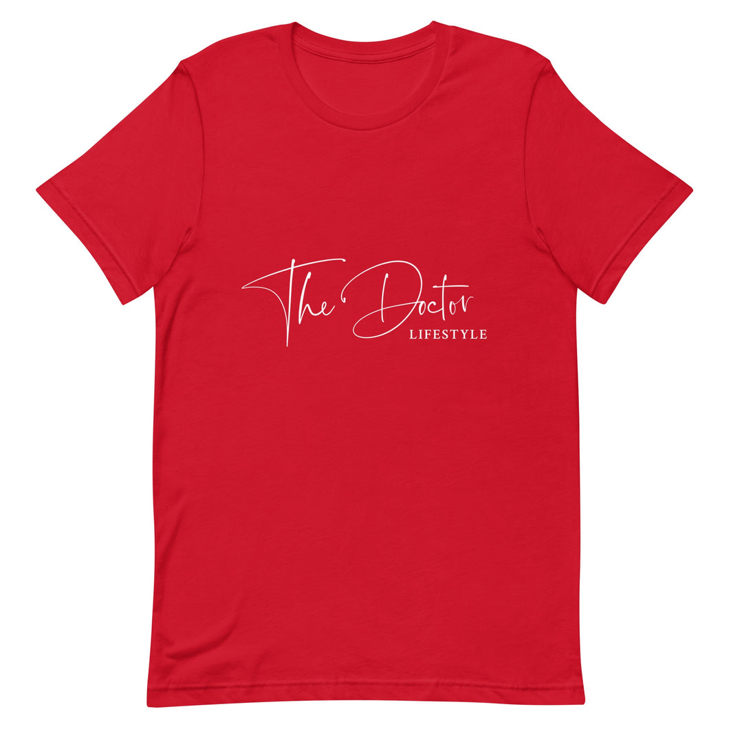 The Doctor Lifestyle Short Sleeve Shirt- Red