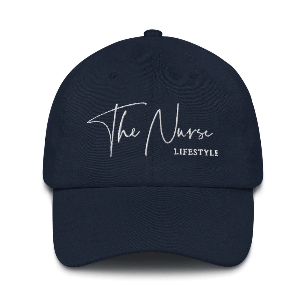 The Nurse Lifestyle Dad Cap- Navy